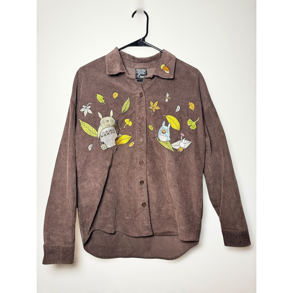 Studio Ghibli My Neighbor Totoro Forest Embroidered Corduroy Anime Exclusive‎